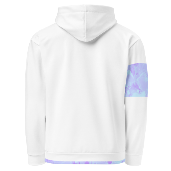 Breathe - Pastel Purple - Unisex Hoodie - Image 2