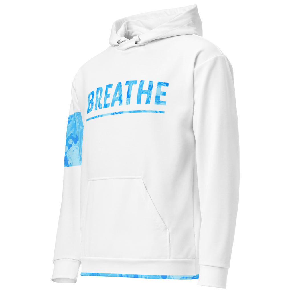 Breathe - Blizzard Blue - Unisex Hoodie