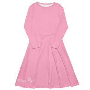 Radiant Beauty Midi Dress – Cotton Candy Pink