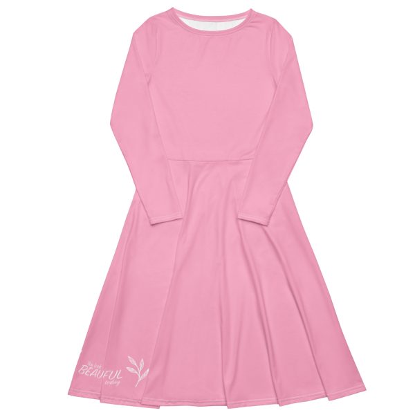 Radiant Beauty Midi Dress – Cotton Candy Pink