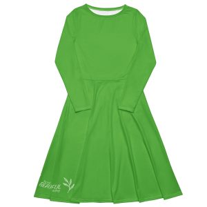 Radiant Beauty Midi Dress – Kelly Green