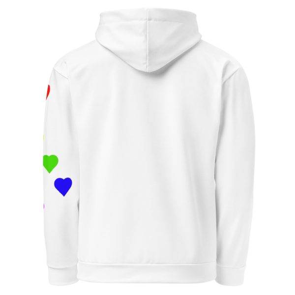 Floating Hearts - Prideful Unisex Hoodie - Image 5