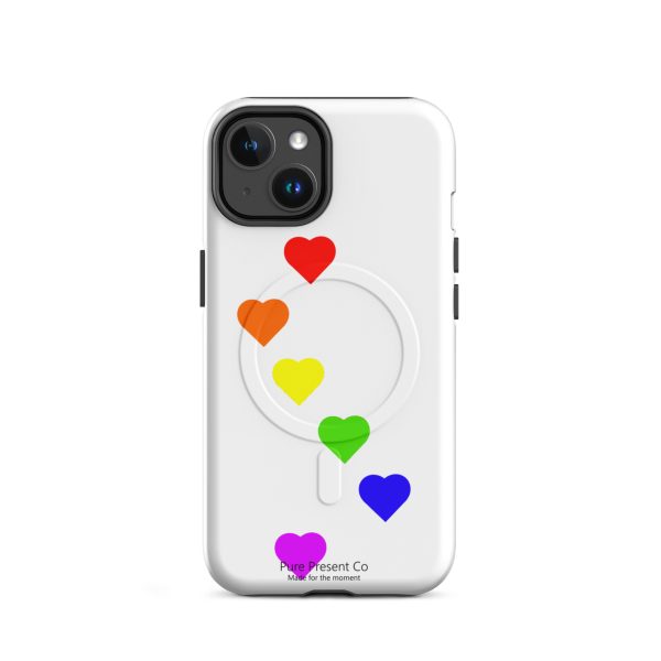 Pride Hearts iPhone® MagSafe® Tough Case - Image 2