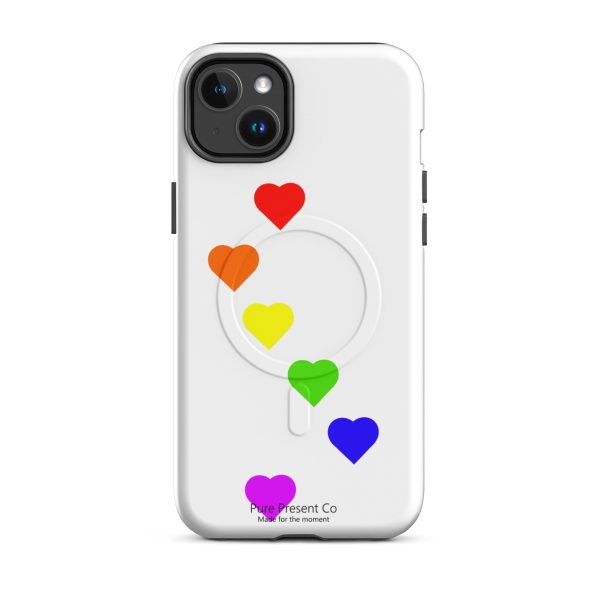 Pride Hearts iPhone® MagSafe® Tough Case - Image 3