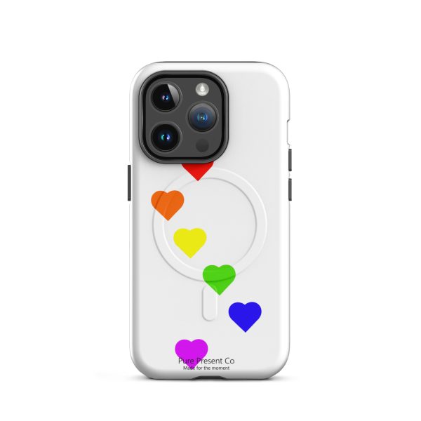 Pride Hearts iPhone® MagSafe® Tough Case - Image 4