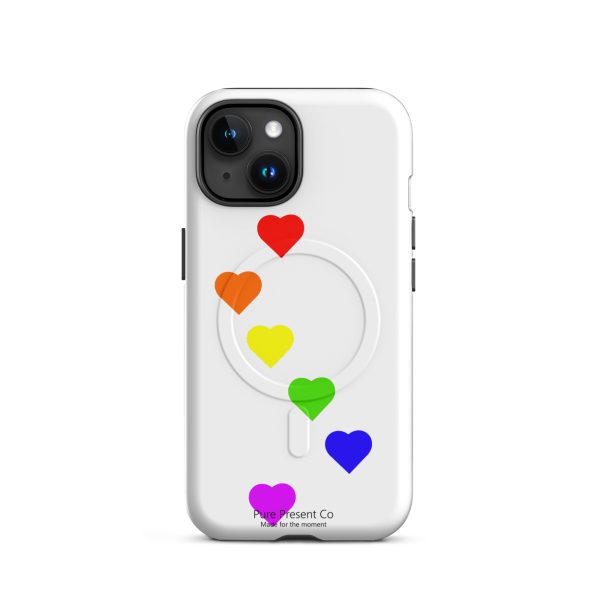 Pride Hearts iPhone® MagSafe® Tough Case