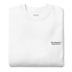 Pure Present Co Classic Sweatshirt - White