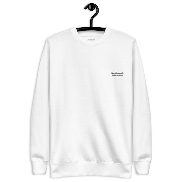 Pure Present Co Classic Sweatshirt - White - Image 3