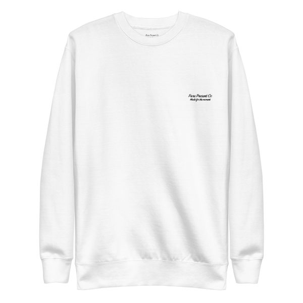 Pure Present Co Classic Sweatshirt - White - Image 7