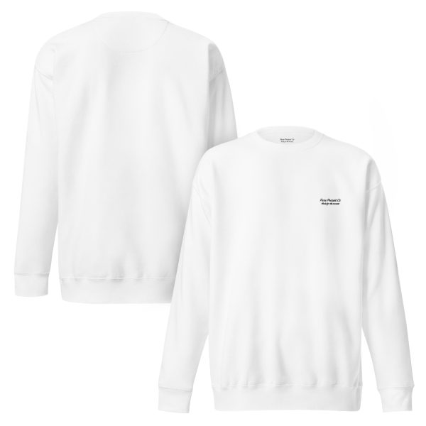 Pure Present Co Classic Sweatshirt - White - Image 5