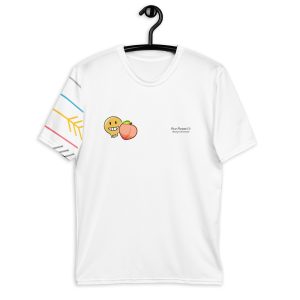 Peachy White Tee
