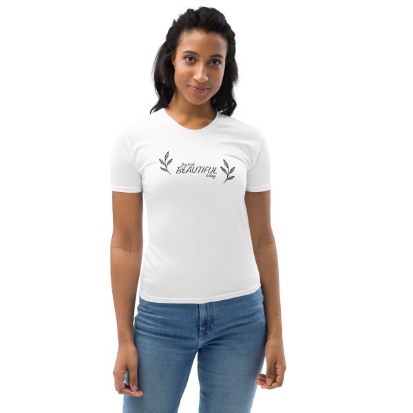 You Look Beautifl - Women's White T-shirt - Image 3